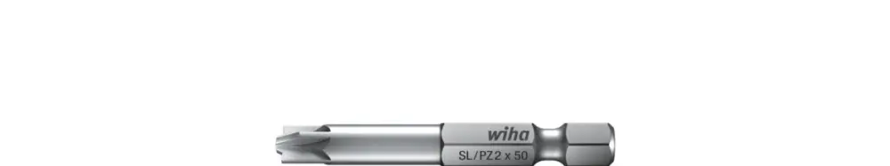 Hete Deal Wiha 32495 Bit Professional 70 mm PlusMin/Pozidriv 1/4" (32495) SL/PZ1
