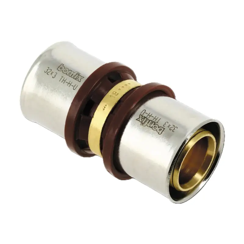 Premium Bonfix 2000140 Alu-pers rechte koppeling 32 x 32 mm