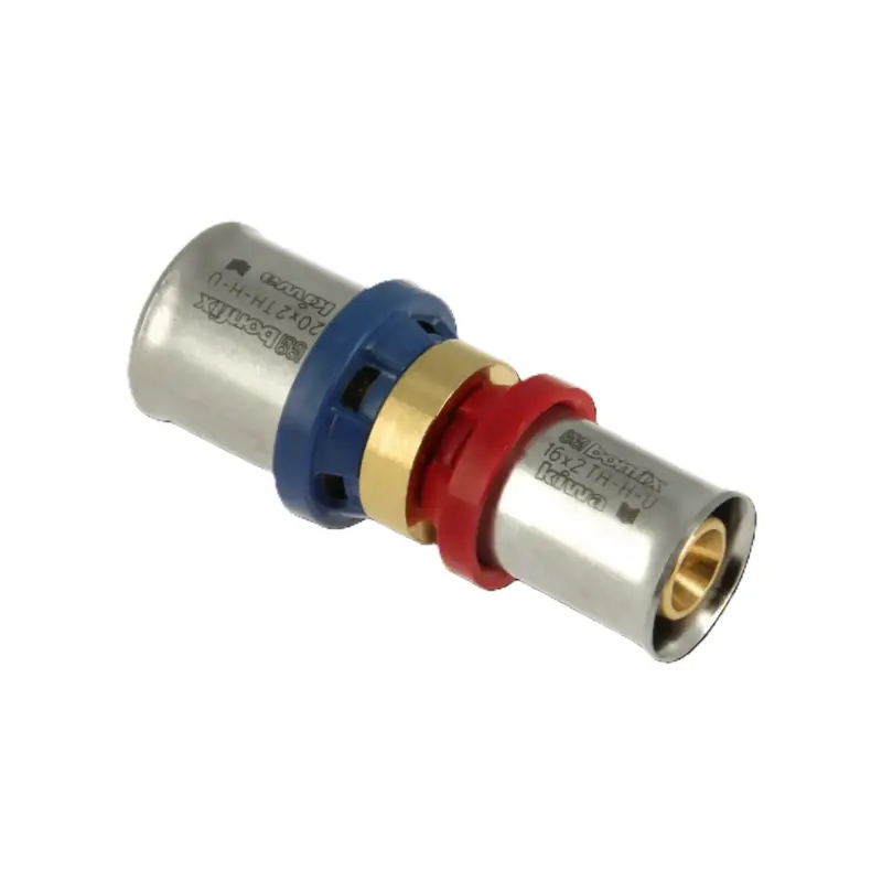 Snelle Levering Bonfix 2000415 Alu-pers rechte verloopkoppeling 20 x 16 mm