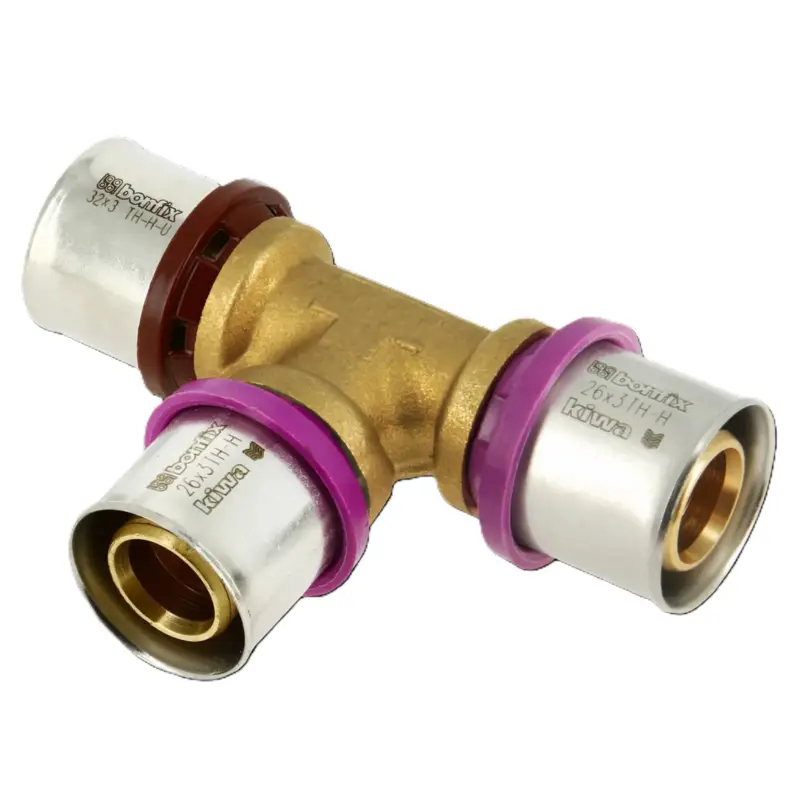 Actieprijs Bonfix 2000889 Alu-pers verloop T-stuk 32 x 26 x 26 mm